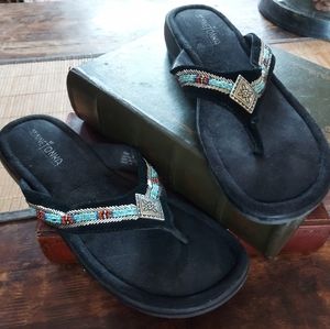 Minnetonka Beaded Sandals